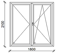 180x210 cm